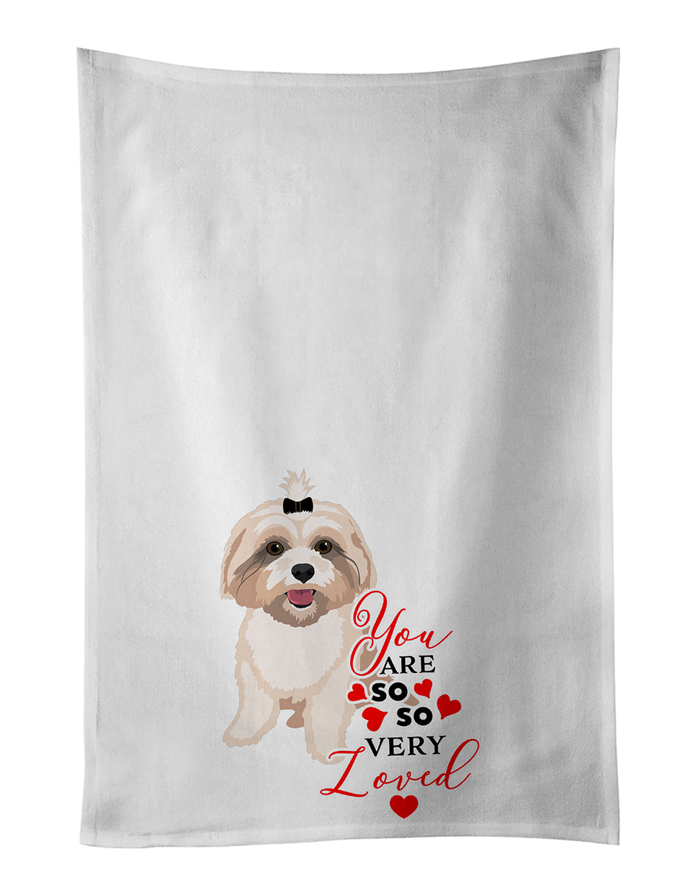 Buy this Shih-Tzu Gold #2 so Loved Kitchen Towel Set of 2