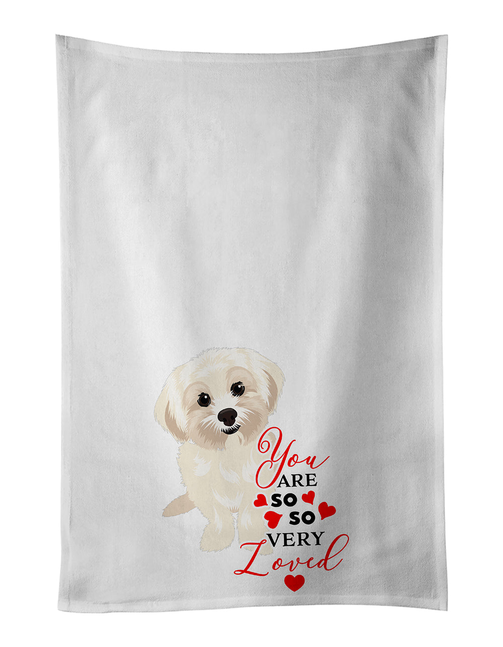 Buy this Shih-Tzu Gold #4 so Loved Kitchen Towel Set of 2
