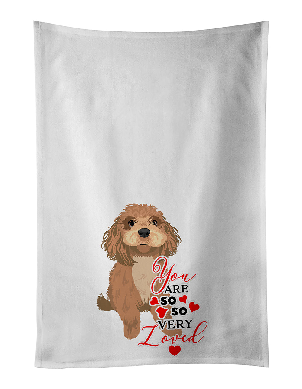 Buy this Shih-Tzu Red so Loved Kitchen Towel Set of 2