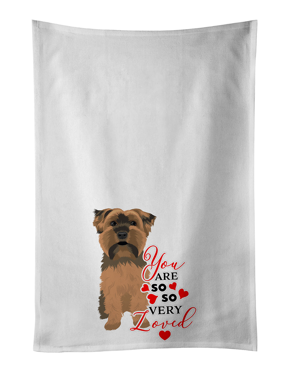 Buy this Yorkie Chocolate #1 so Loved Kitchen Towel Set of 2