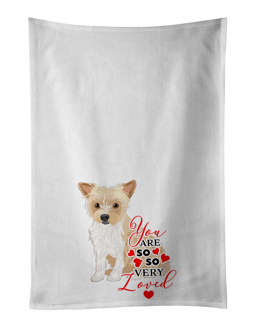 Buy this Yorkie Parti so Loved Kitchen Towel Set of 2