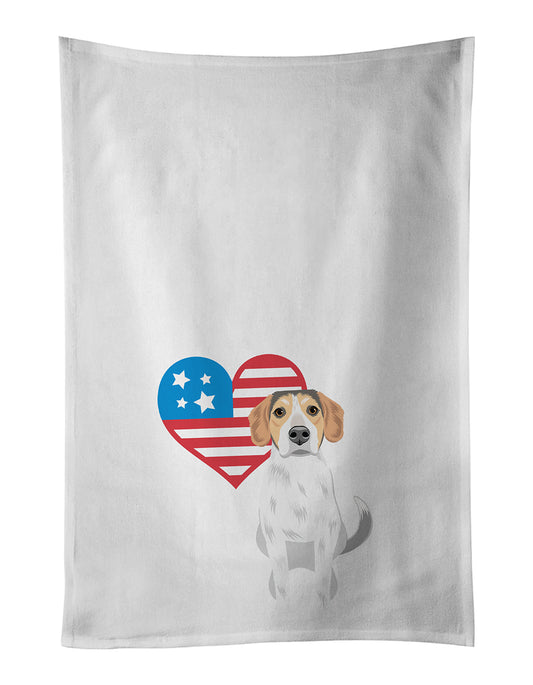 Buy this Beagle Tricolor #2 Patriotic Kitchen Towel Set of 2