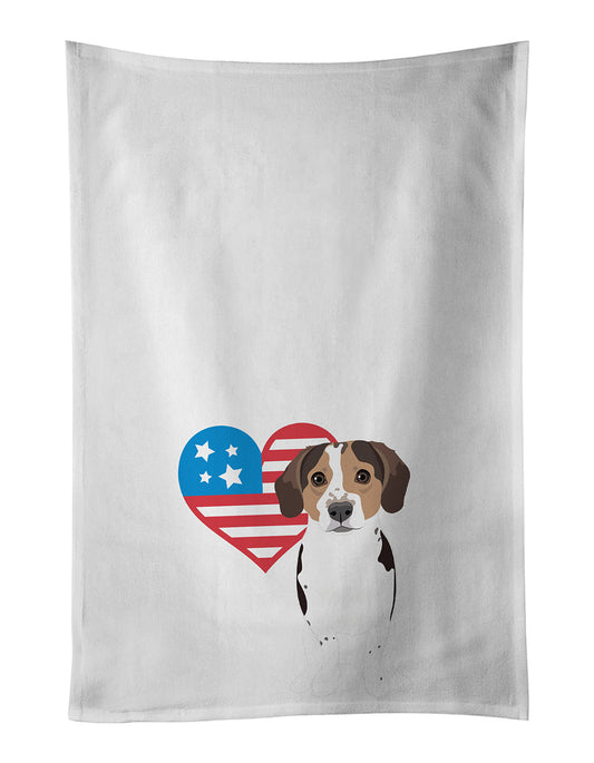 Buy this Beagle Tricolor Ticked Patriotic Kitchen Towel Set of 2