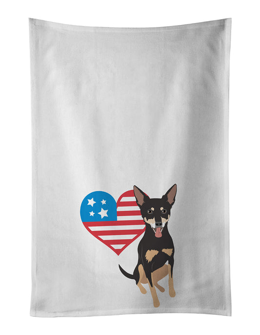 Buy this Chihuahua Tricolor #1 Patriotic Kitchen Towel Set of 2