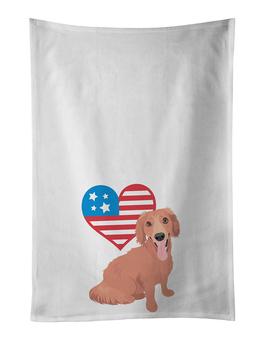 Buy this Dachshund Red #1 Patriotic Kitchen Towel Set of 2