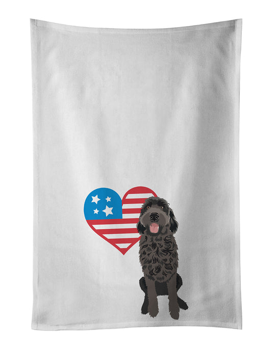 Buy this Doodle Black #1 Patriotic Kitchen Towel Set of 2