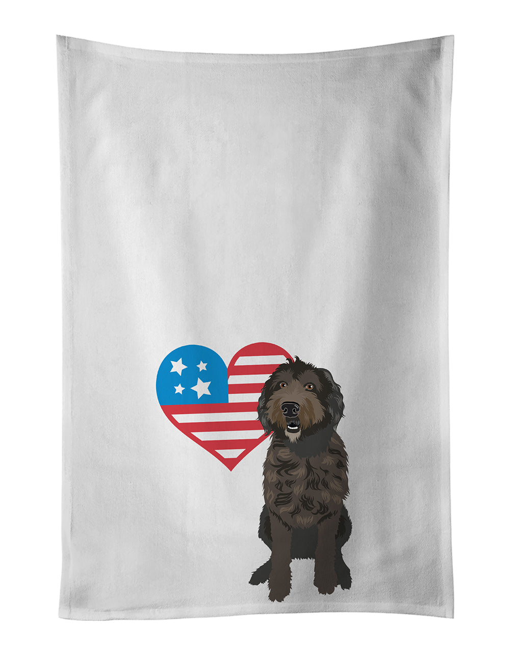Buy this Doodle Chocolate #1 Patriotic Kitchen Towel Set of 2