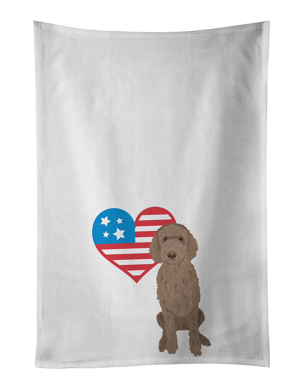 Buy this Doodle Chocolate #2 Patriotic Kitchen Towel Set of 2