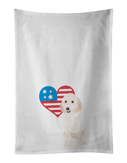 Buy this Doodle Cream #1 Patriotic Kitchen Towel Set of 2