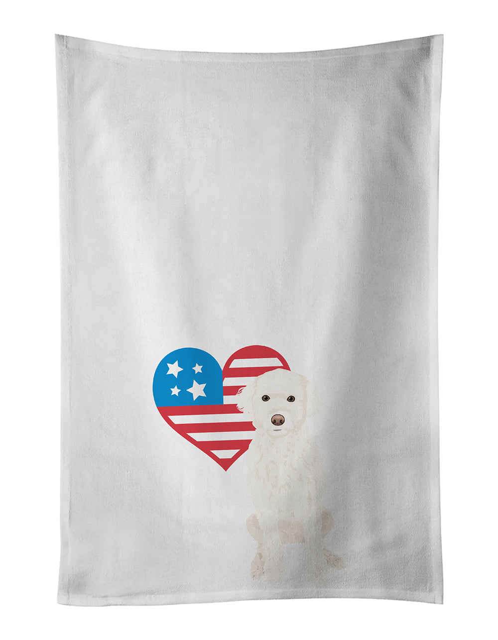 Buy this Doodle Cream #2 Patriotic Kitchen Towel Set of 2