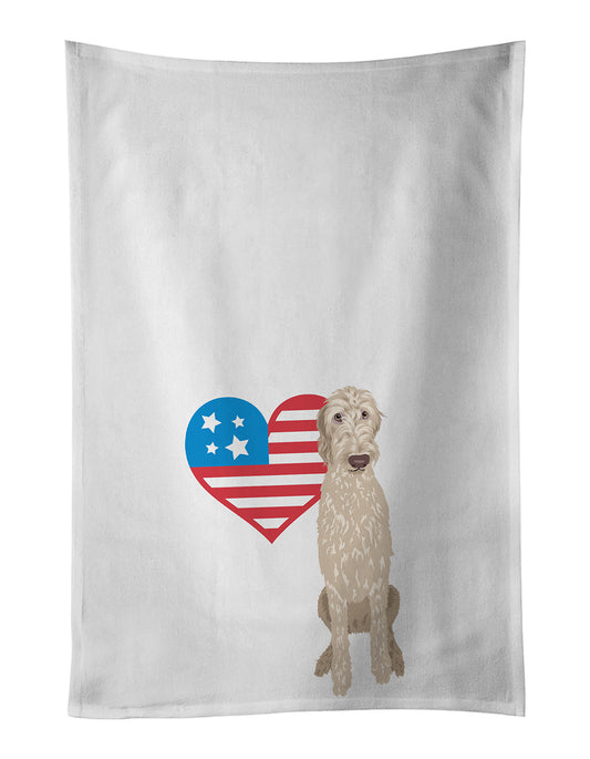 Buy this Doodle Fawn #4 Patriotic Kitchen Towel Set of 2