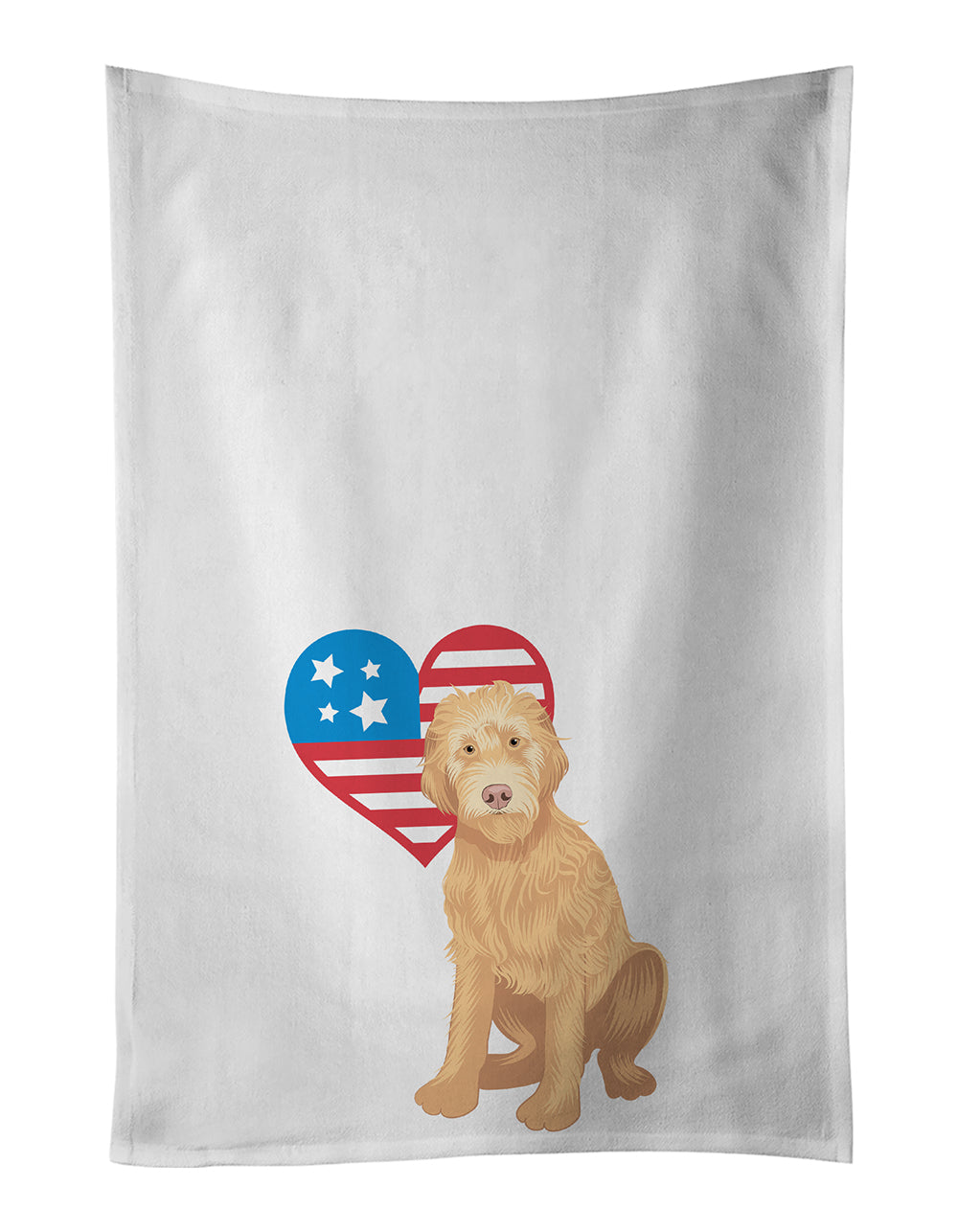 Buy this Doodle Liver #2 Patriotic Kitchen Towel Set of 2