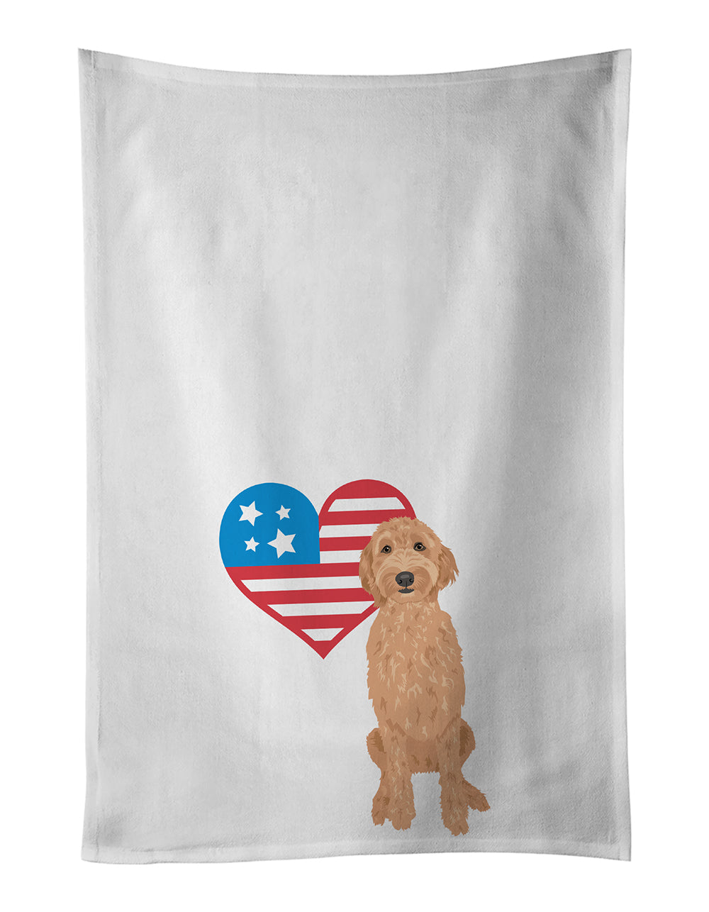 Buy this Doodle Liver #3 Patriotic Kitchen Towel Set of 2