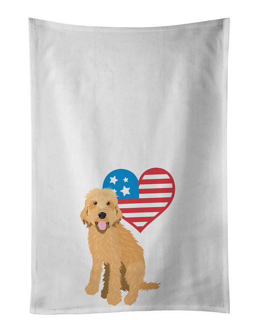 Buy this Doodle Liver #4 Patriotic Kitchen Towel Set of 2