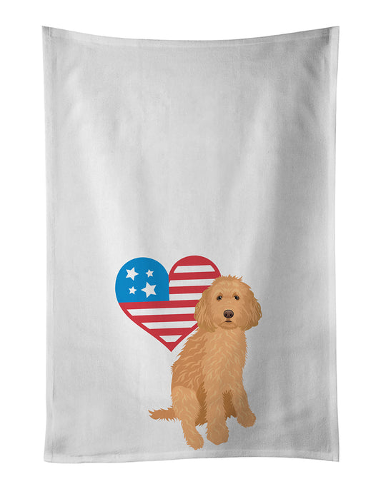 Buy this Doodle Red #1 Patriotic Kitchen Towel Set of 2