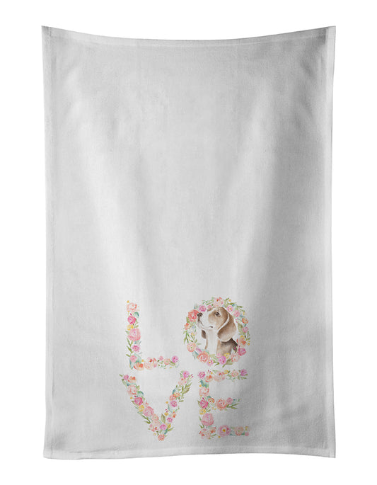 Buy this Beagle #5 LOVE Kitchen Towel Set of 2