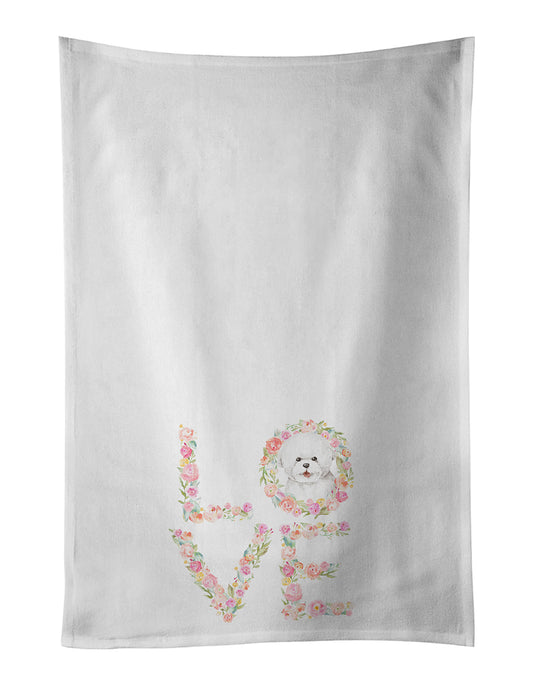 Buy this Bichon Frise #2 LOVE Kitchen Towel Set of 2