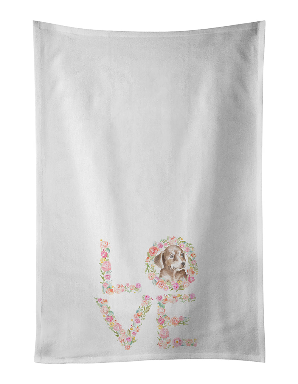 Buy this Dachshund #12 LOVE Kitchen Towel Set of 2