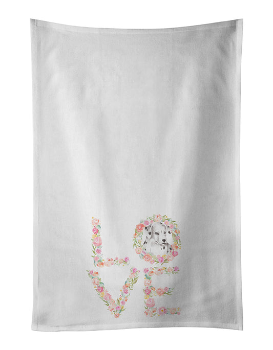 Buy this Dalmatian #2 LOVE Kitchen Towel Set of 2