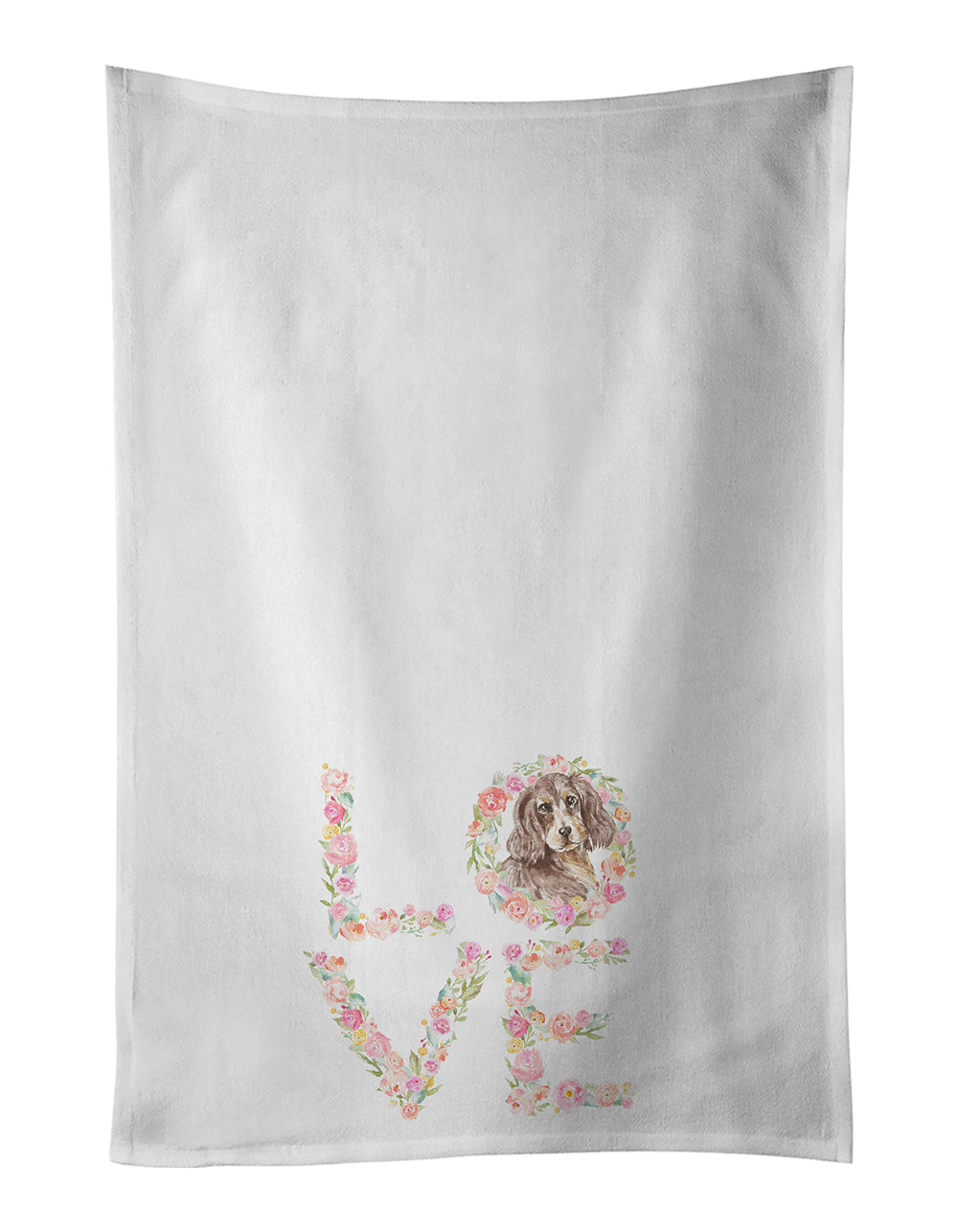 Buy this Cocker Spaniel #5 LOVE Kitchen Towel Set of 2