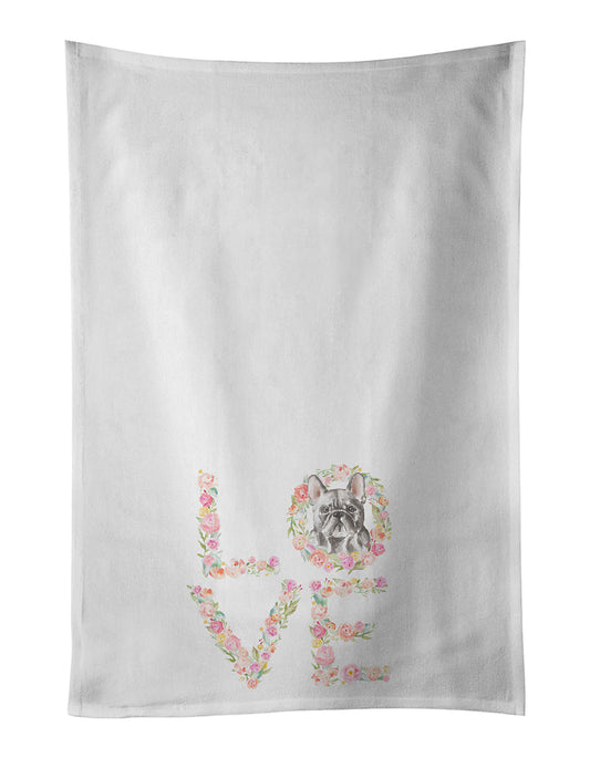 Buy this French Bulldog #5 LOVE Kitchen Towel Set of 2