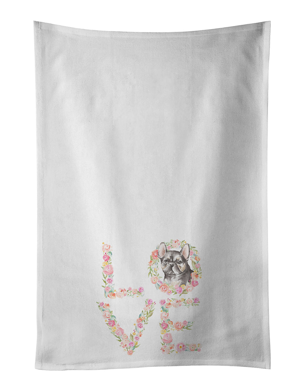 Buy this French Bulldog #6 LOVE Kitchen Towel Set of 2