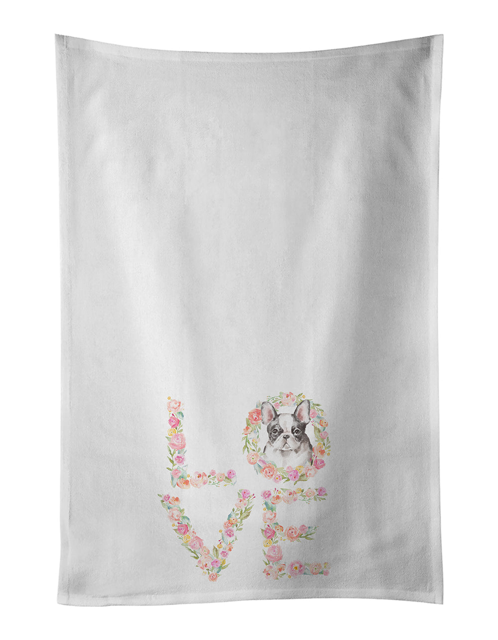 Buy this French Bulldog #7 LOVE Kitchen Towel Set of 2