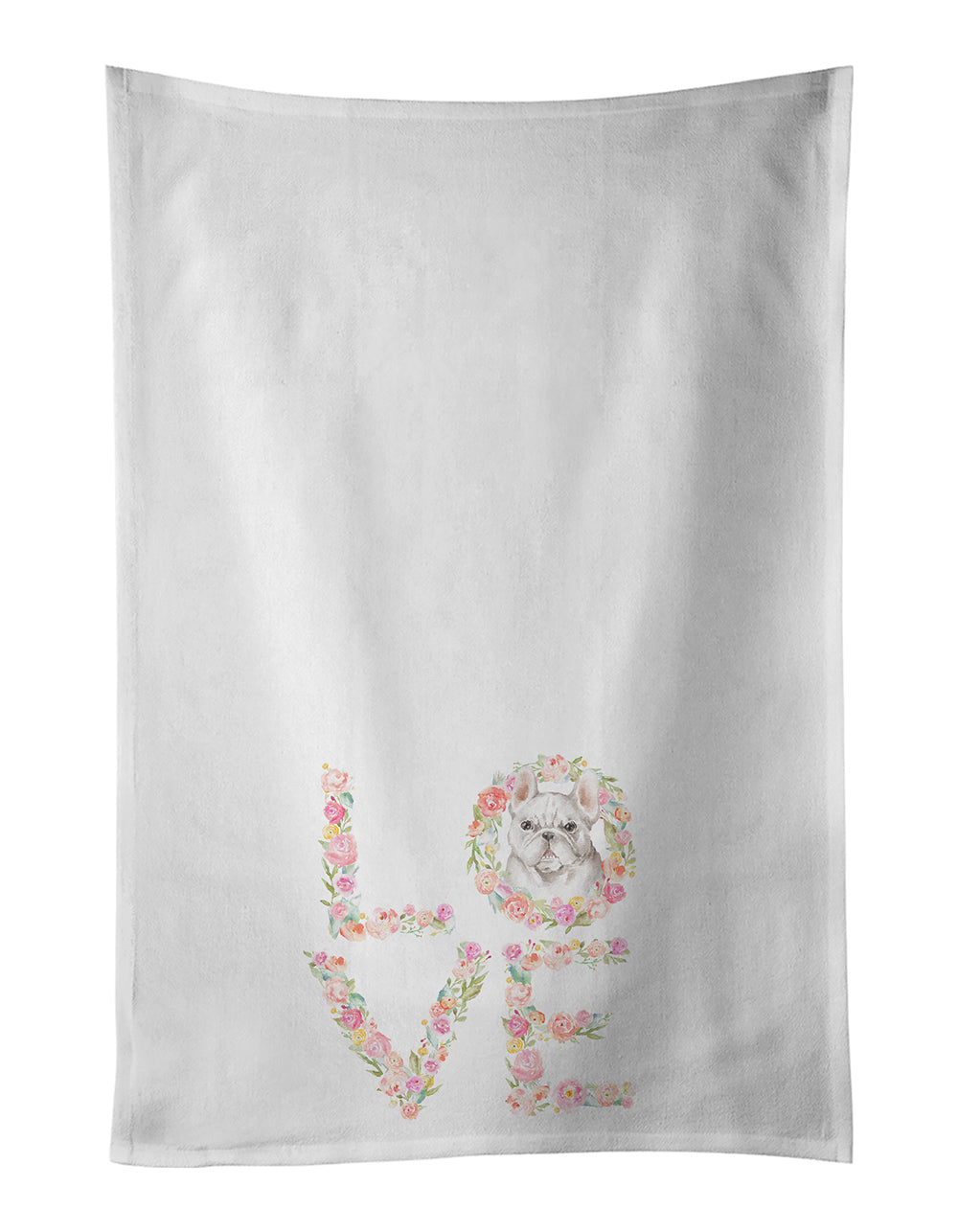 Buy this French Bulldog #10 LOVE Kitchen Towel Set of 2