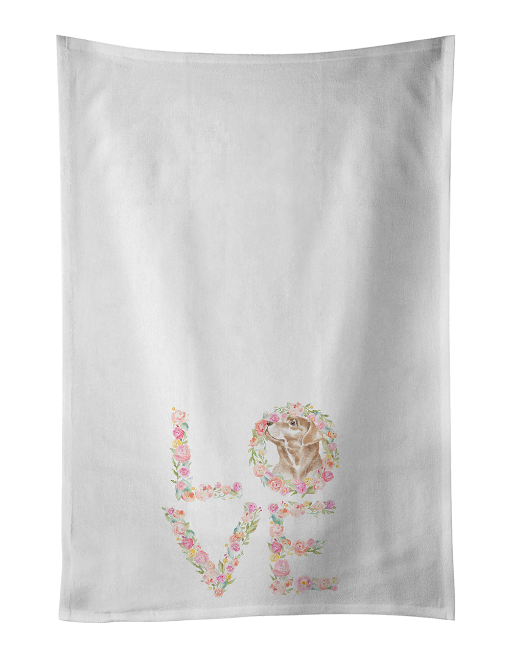 Buy this Labrador Retriever #4 LOVE Kitchen Towel Set of 2