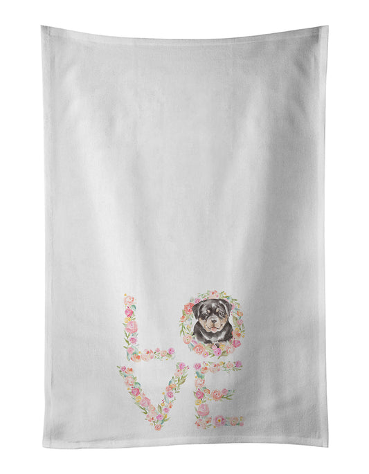 Buy this Rottweiler #2 LOVE Kitchen Towel Set of 2