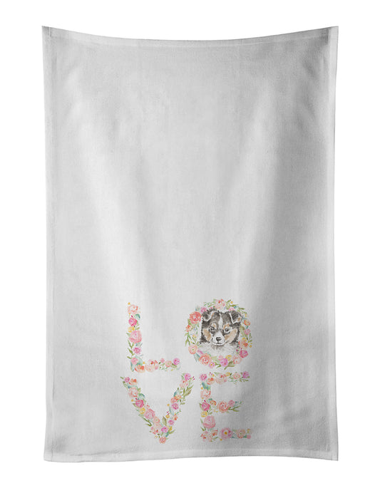 Buy this Sheltie #1 LOVE Kitchen Towel Set of 2