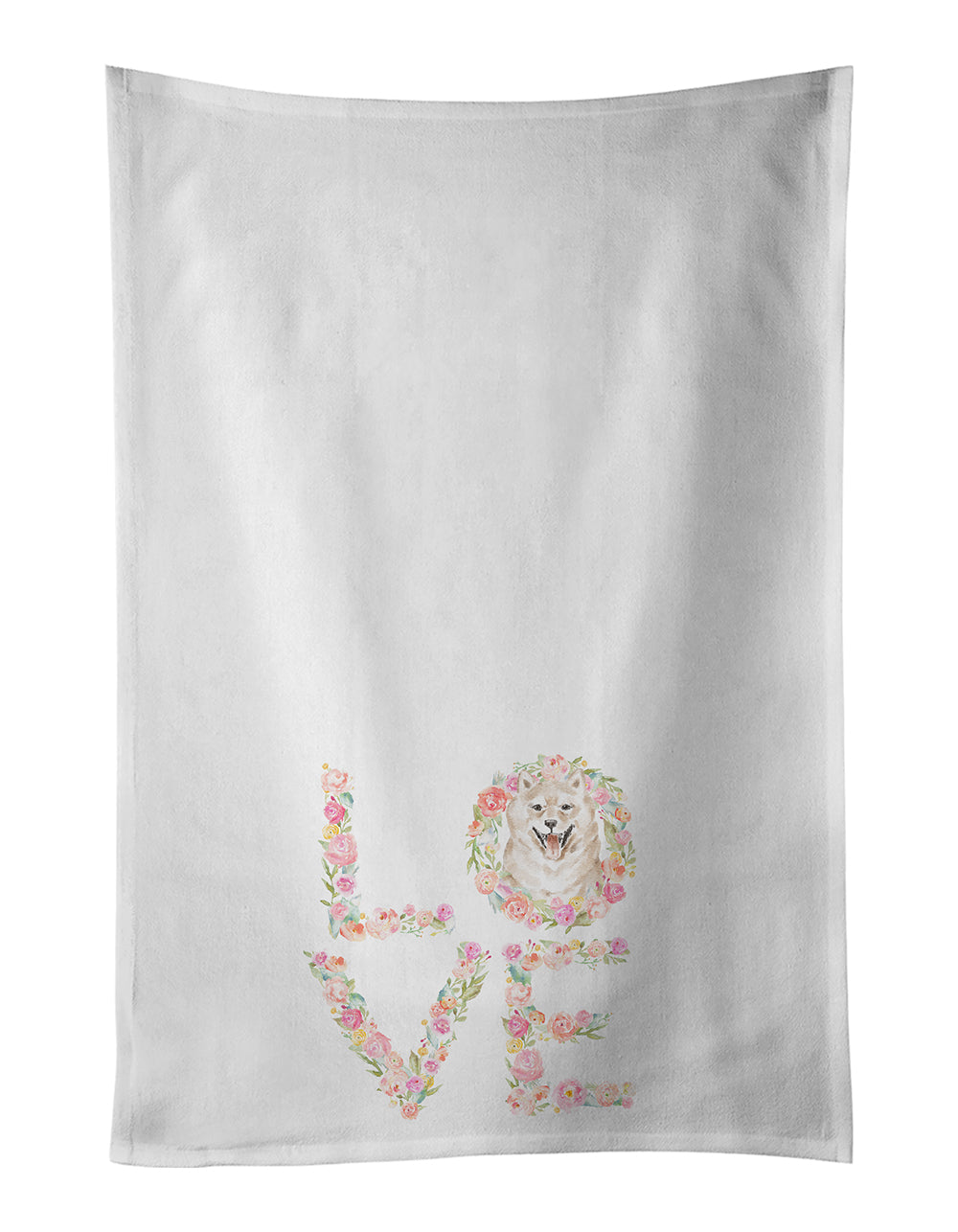 Buy this Shiba Inu #4 LOVE Kitchen Towel Set of 2