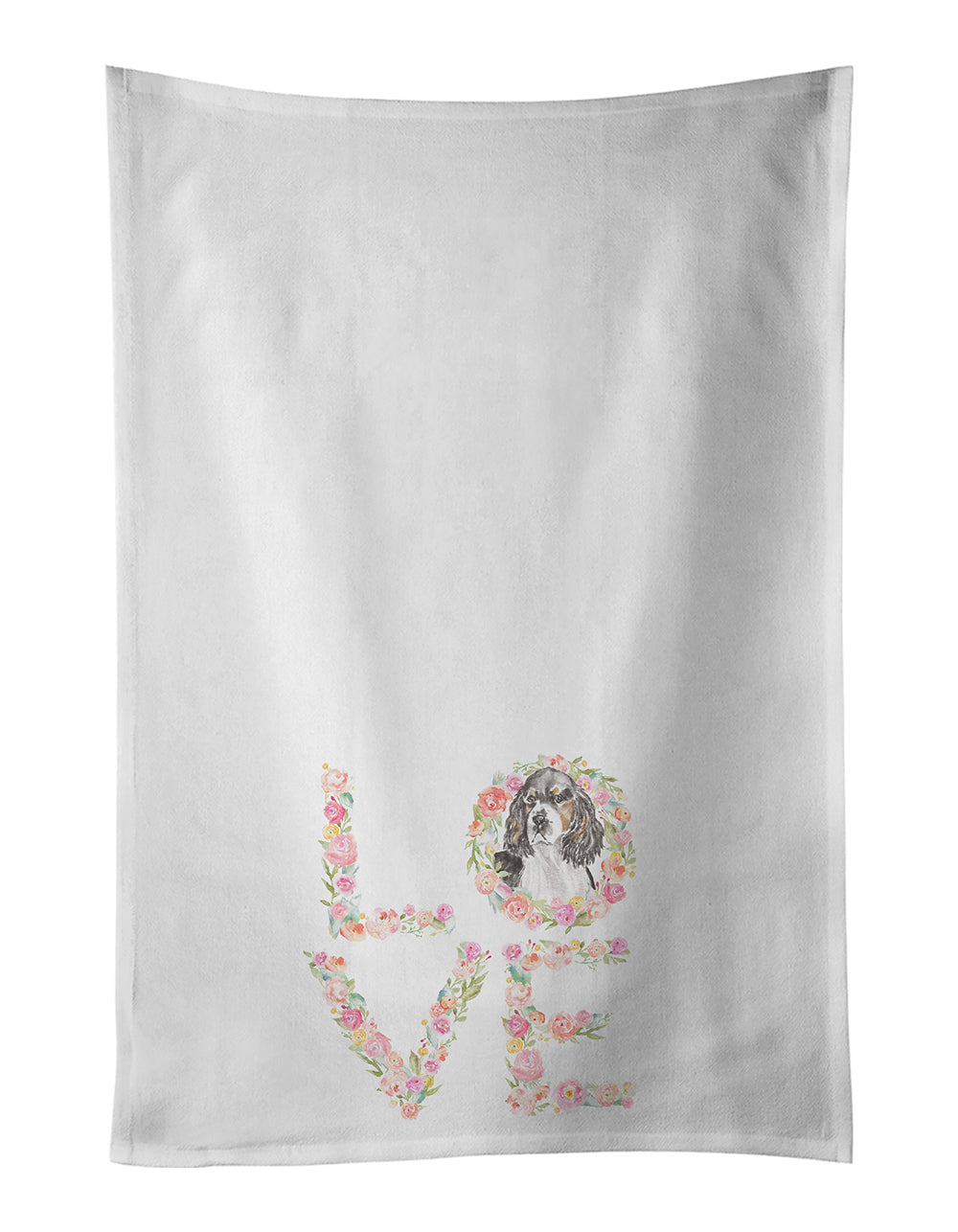 Buy this English Springer Spaniel #8 LOVE Kitchen Towel Set of 2