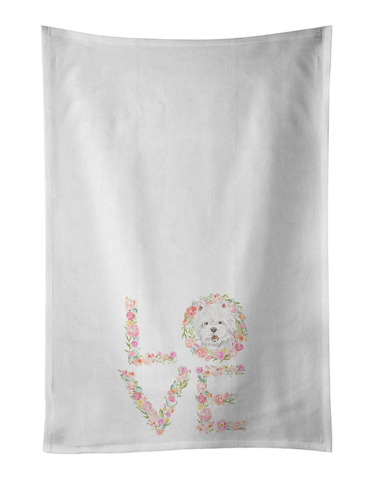 Buy this Westie #2 LOVE Kitchen Towel Set of 2