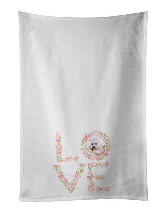 Buy this Bichon Frise Love Kitchen Towel Set of 2