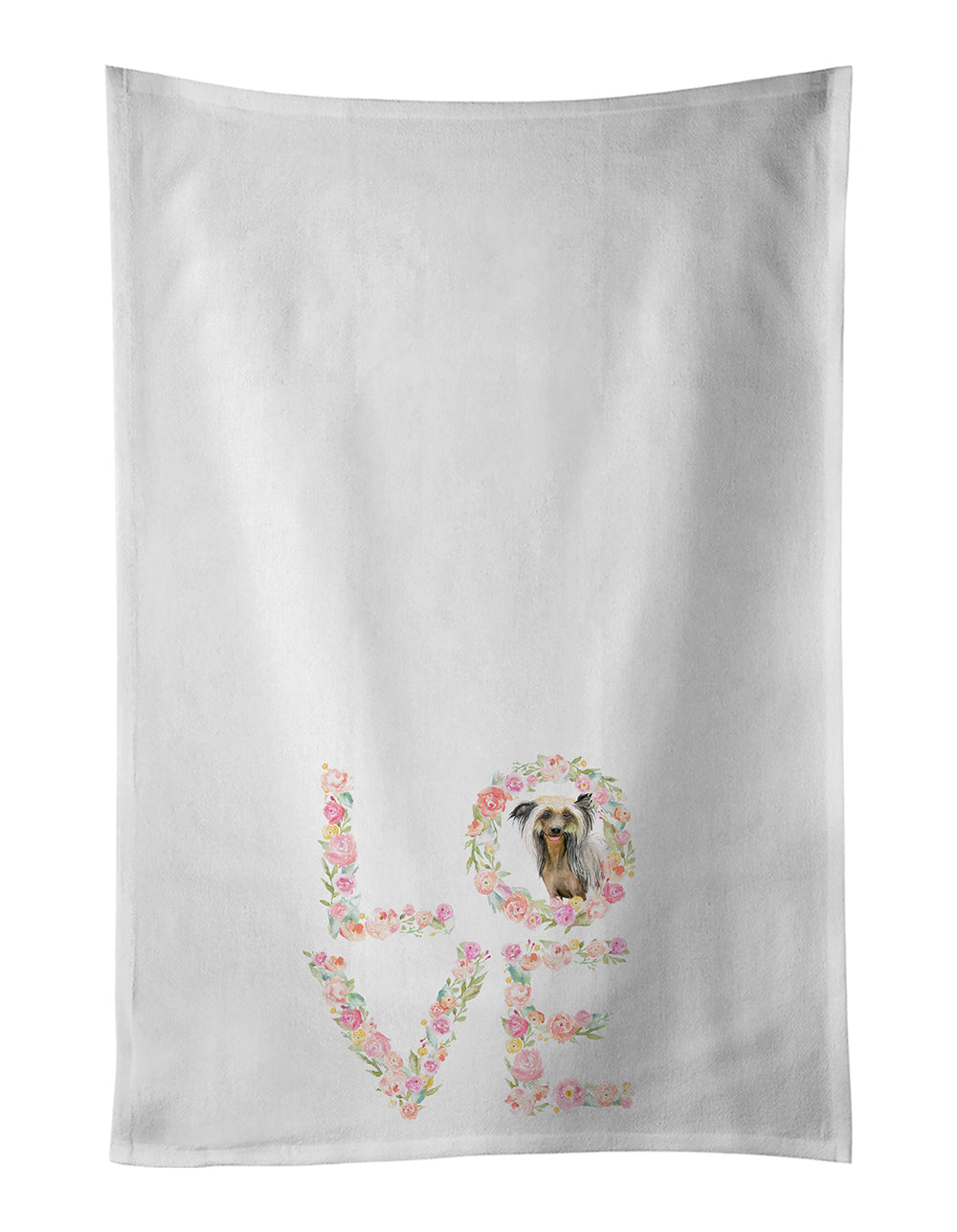 Buy this Chinese Crested Love Kitchen Towel Set of 2