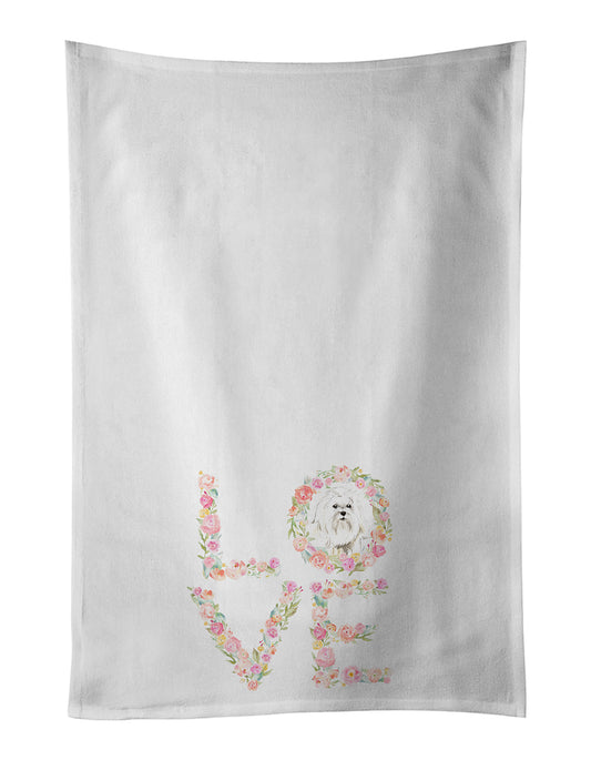 Buy this Maltese Love Kitchen Towel Set of 2