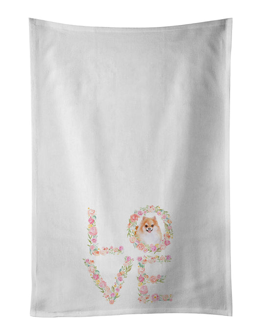 Buy this Pomeranian Love Kitchen Towel Set of 2