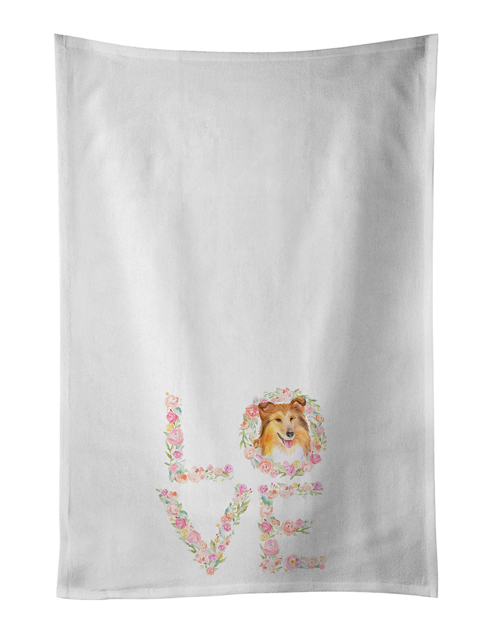 Buy this Sheltie Shetland Sheepdog Love Kitchen Towel Set of 2