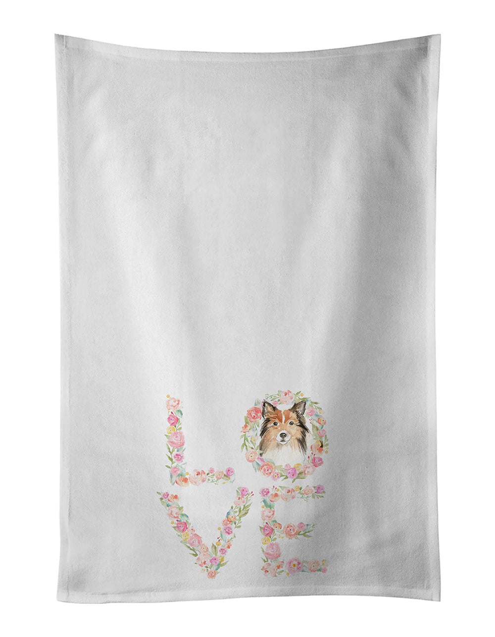 Buy this Sheltie Shetland Sheepdog #2 Love Kitchen Towel Set of 2