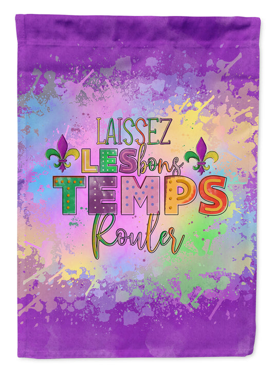 Buy this Laissex Les bons Temps Rouler Mardi Gras Garden Flag