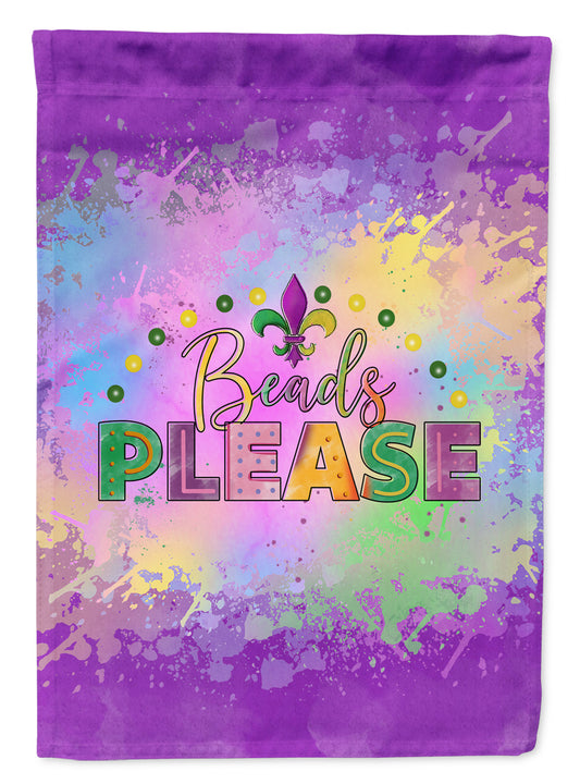 Buy this Beads Please Mardi Gras Garden Flag