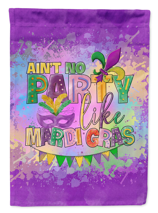 Buy this Ain't No Party Like Mardi Gras Garden Flag