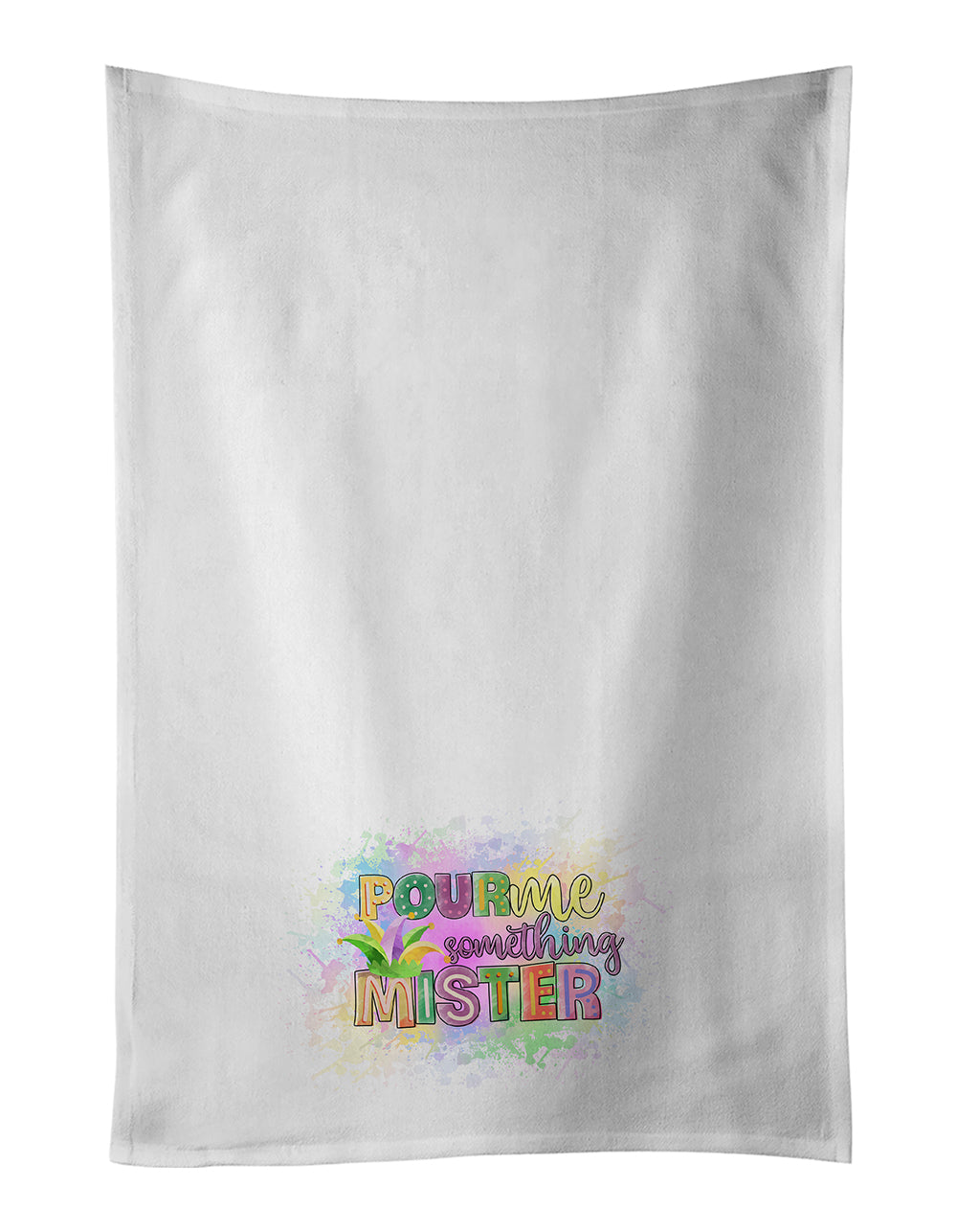 Buy this Pour Me Something Mister Mardi Gras Kitchen Towel Set of 2