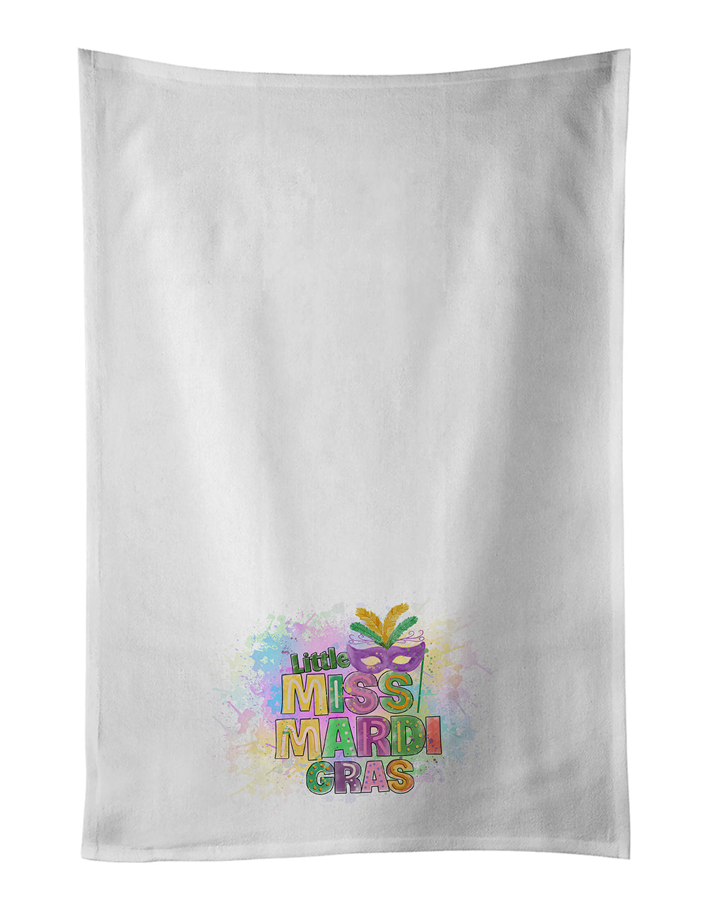 Buy this Little Miss Mardi Gras Kitchen Towel Set of 2