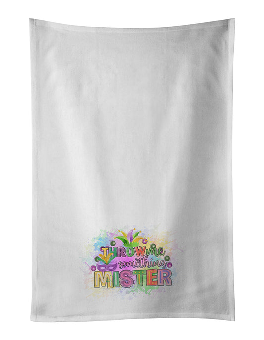 Buy this Throw me Somethin Mister Mardi Gras Kitchen Towel Set of 2