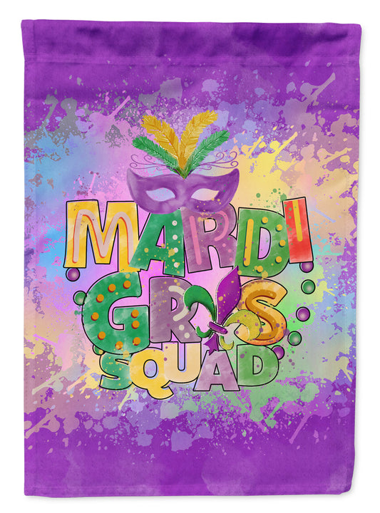Buy this Mardi Gras Squad Garden Flag