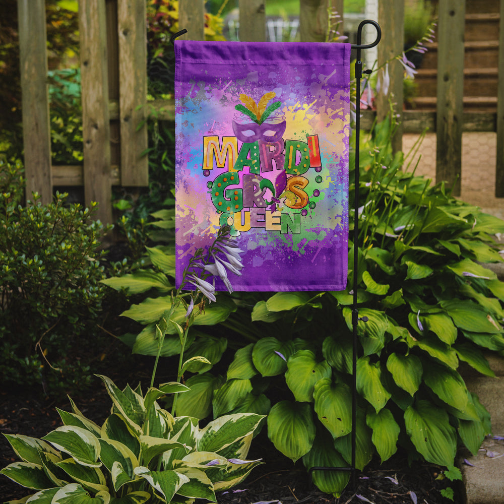 Mardi Gras Queen Garden Flag