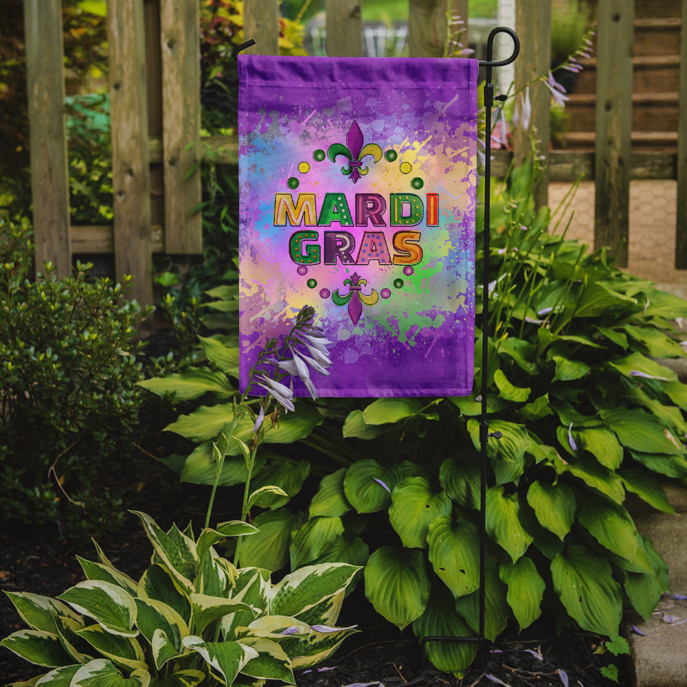 Mardi Gras Garden Flag