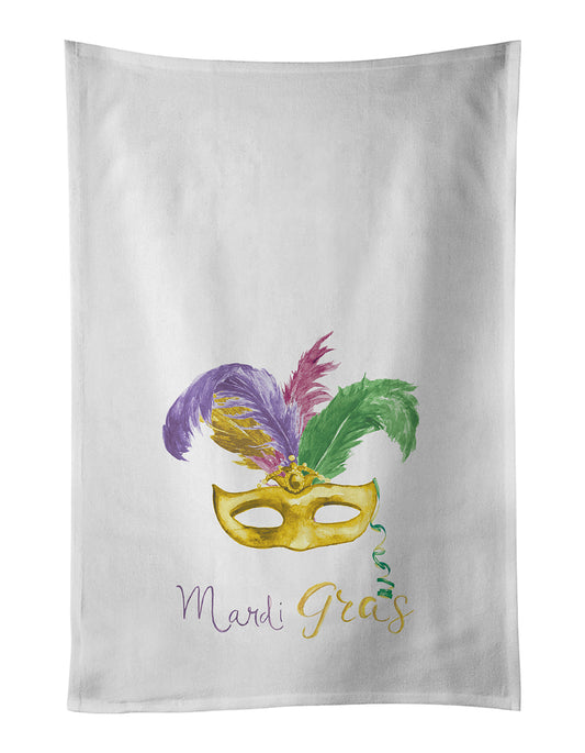 Buy this Yellow Mask Mardi Gras Kitchen Towel Set of 2